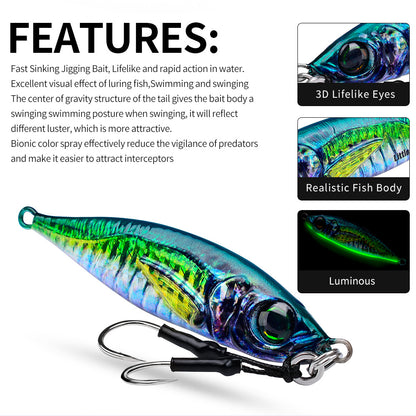 アタリHook™️ ハイパーベイト bionic lure metal Jig 7-200g!