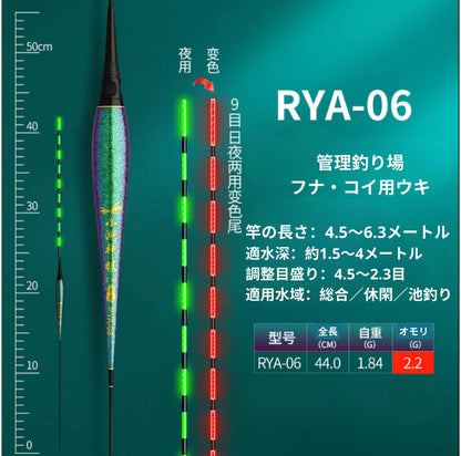 AtariHook™️ 次世代スマートウキ高感度・変色LED電気ウキ