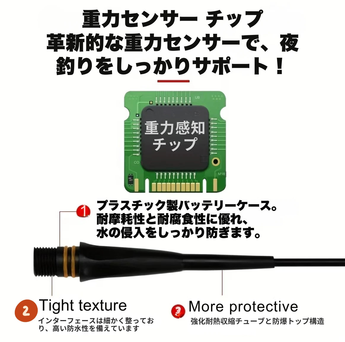 AtariHook™️ 次世代スマートウキ高感度・変色LED電気ウキ